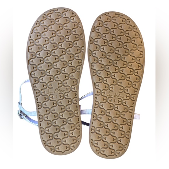 Sam Edelman Naomi sandals crocodile-embossed leather finish Women’s Size 8 M - Picture 7 of 9